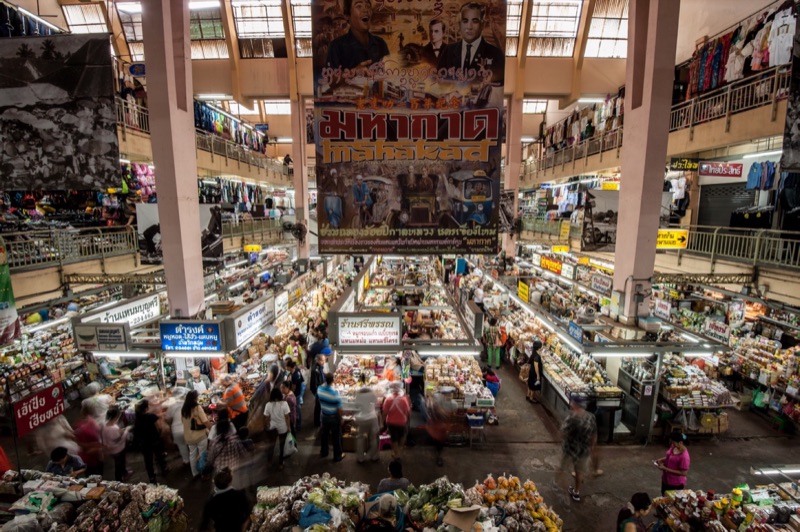 ภายในกาดหลวง (ตลาดวโรรส) เชียงใหม่
