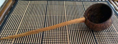 nam buai (coconut-shell water dipper)